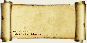 Andjelina Jačovac vizit kartica